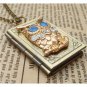 Steampunk Owl Locket Necklace Vintage Style Original Design