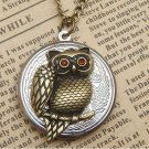 Steampunk Owl Locket Necklace Vintage Style Original Design