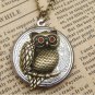 Steampunk Owl Locket Necklace Vintage Style Original Design