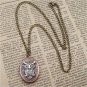 Steampunk Owl Locket Necklace Vintage Style Original Design