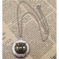 Steampunk Owl Locket Necklace Vintage Style Original Design