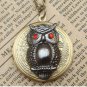 Steampunk Owl Locket Necklace Vintage Style Original Design