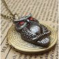 Steampunk Owl Locket Necklace Vintage Style Original Design