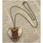 Steampunk Owl Locket Necklace Vintage Style Original Design