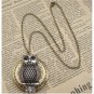 Steampunk Owl Locket Necklace Vintage Style Original Design