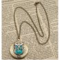 Steampunk Owl Locket Necklace Vintage Style Original Design