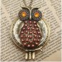 Steampunk Owl Locket Necklace Vintage Style Original Design