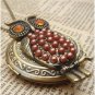 Steampunk Owl Locket Necklace Vintage Style Original Design