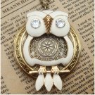Steampunk Owl Locket Necklace Vintage Style Original Design