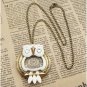 Steampunk Owl Locket Necklace Vintage Style Original Design