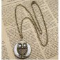 Steampunk Owl Locket Necklace Vintage Style Original Design