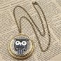 Steampunk Owl Locket Necklace Vintage Style Original Design