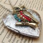 Steampunk Owl Locket Necklace Vintage Style Original Design