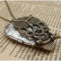 Steampunk Owl Locket Necklace Vintage Style Original Design