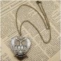 Steampunk Owl Locket Necklace Vintage Style Original Design