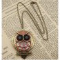 Steampunk Owl Locket Necklace Vintage Style Original Design