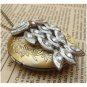 Steampunk Owl Locket Necklace Vintage Style Original Design