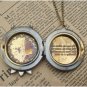 Steampunk Owl Locket Necklace Vintage Style Original Design
