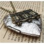 Steampunk Owl Locket Necklace Vintage Style Original Design