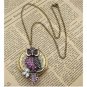 Steampunk Owl Locket Necklace Vintage Style Original Design
