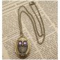 Steampunk Owl Locket Necklace Vintage Style Original Design