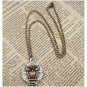 Steampunk Owl Locket Necklace Vintage Style Original Design