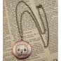 Steampunk Owl Locket Necklace Vintage Style Original Design