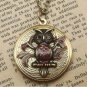 Steampunk Owl Locket Necklace Vintage Style Original Design
