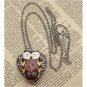 Steampunk Owl Locket Necklace Vintage Style Original Design