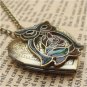 Steampunk Owl Locket Necklace Vintage Style Original Design