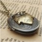 Steampunk Owl Locket Necklace Vintage Style Original Design