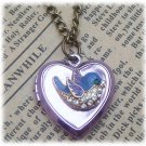 Steampunk Bird Locket Necklace Vintage Style Original Design