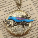 Steampunk Bird Locket Necklace Vintage Style Original Design