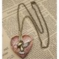 Steampunk Bird Locket Necklace Vintage Style Original Design