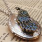 Steampunk Peacock Locket Necklace Vintage Style Original Design