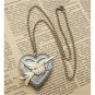 Steampunk Bird Locket Necklace Vintage Style Original Design