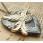 Steampunk Bird Locket Necklace Vintage Style Original Design