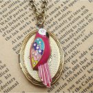 Steampunk Parrot Locket Necklace Vintage Style Original Design