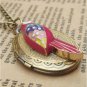 Steampunk Parrot Locket Necklace Vintage Style Original Design