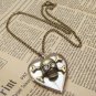 Steampunk Skull Locket Necklace Vintage Style Original Design