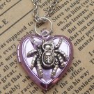 Steampunk Spider Locket Necklace Vintage Style Original Design