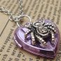 Steampunk Spider Locket Necklace Vintage Style Original Design