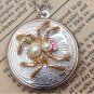 Steampunk Spider Locket Necklace Vintage Style Original Design