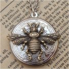 Steampunk Bee Locket Necklace Vintage Style Original Design