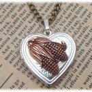 Steampunk Corn Locket Necklace Vintage Style Original Design