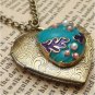 Steampunk Shell Locket Necklace Vintage Style Original Design