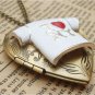 Steampunk T-shirt Locket Necklace Vintage Style Original Design