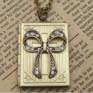 Steampunk Riband Locket Necklace Vintage Style Original Design