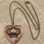 Steampunk Crown Locket Necklace Vintage Style Original Design