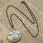 Steampunk Snowman Locket Necklace Vintage Style Original Design